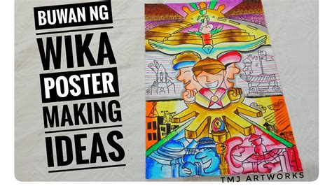 easy drawing buwan ng wika|BUWAN NG WIKA 2020 EASY POSTER MAKING .